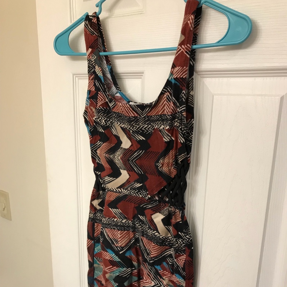 Fitted Aztec print dress